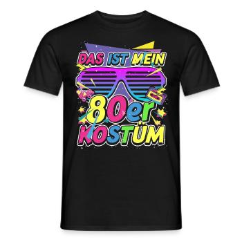 90s The Best Time - 90s Theme Party - Men's T-Shirt - black - Front - AI Model Male 178 light (178cm)