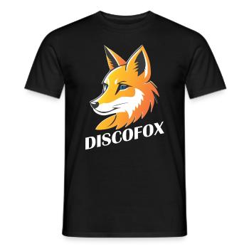Discofox Danseuse Danseuse Danseuse Disco des années 80 - T-shirt homme - noir - Devant - AI Model Male 178 light (178cm)