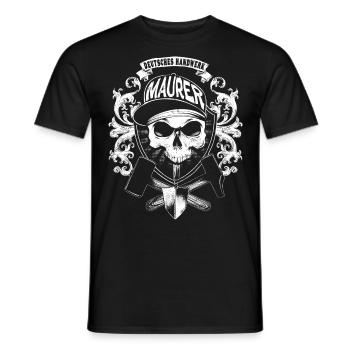 Maurer - Männer T-Shirt - Schwarz - Vorne - AI Model Male 178 light (178cm)