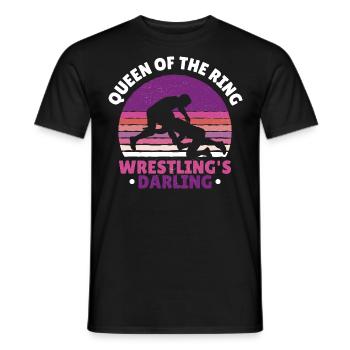 Wrestling-trainer Wrestler Grappling Martial Arts - Männer T-Shirt - Schwarz - Vorne - AI Model Male 178 light (178cm)