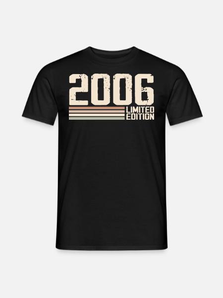 2006 Jahrgang 2006 Geburtstag 2006 Retro 2006 - Männer T-Shirt - Schwarz