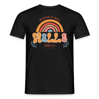Goodbye Malle 2024 - Mallorca - Männer T-Shirt - Schwarz - Vorne - AI Model Male 178 light (178cm)