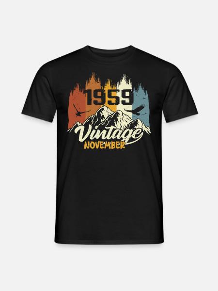 66e anniversaire - Légendaire depuis novembre 1959 - T-shirt homme - noir