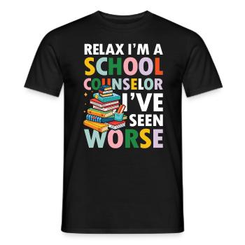 I'm a School Counselor - Männer T-Shirt - Schwarz - Vorne - AI Model Male 178 light (178cm)