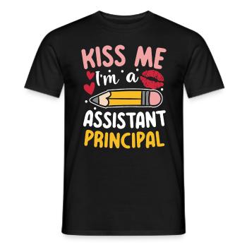 I'm An Assistant Principal - Männer T-Shirt - Schwarz - Vorne - AI Model Male 178 light (178cm)