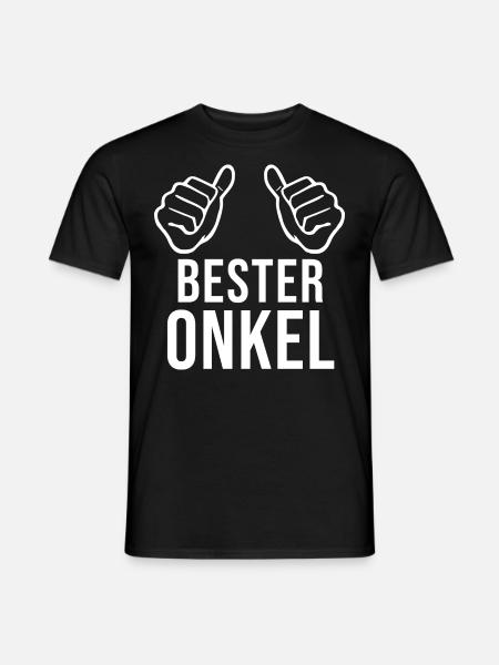 Bester Onkel - Männer T-Shirt - Schwarz