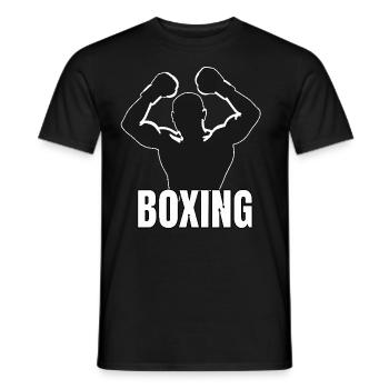 Boxing für einen Boxer für einen Boxer und Box - Männer T-Shirt - Schwarz - Vorne - AI Model Male 178 light (178cm)