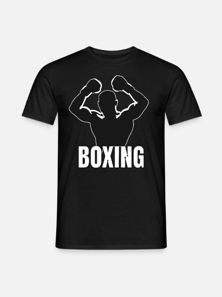 Boxing für einen Boxer für einen Boxer und Box - Männer T-Shirt - Schwarz