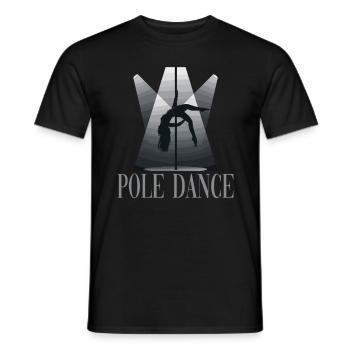 Pole Dance Pole Tänzerin Stangentanz - Männer T-Shirt - Schwarz - Vorne - AI Model Male 178 light (178cm)