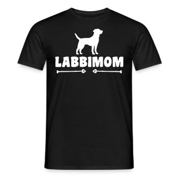 Labrador - Männer T-Shirt - Schwarz - Vorne - AI Model Male 178 light (178cm)