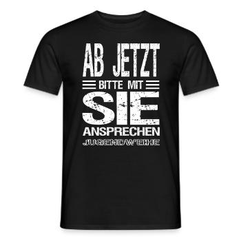 Jugendweihe - Jugendweihe 2026 - Männer T-Shirt - Schwarz - Vorne - AI Model Male 178 light (178cm)