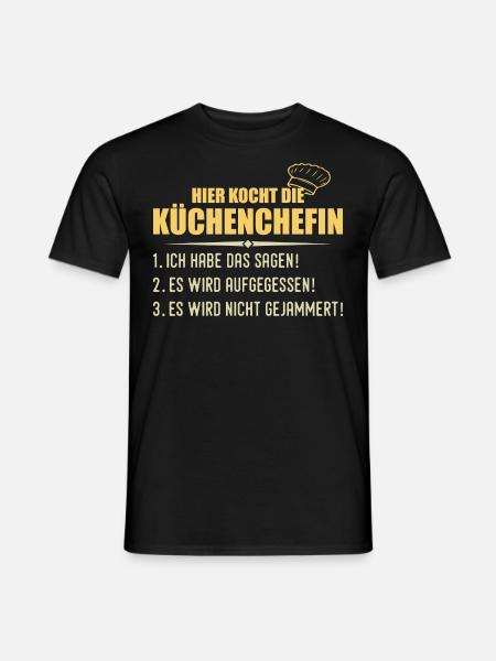 Cooking Funny Cook Chef Gift - Men's T-Shirt - black