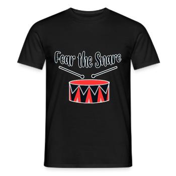 Fear The Snare 2 - Männer T-Shirt - Schwarz - Vorne - AI Model Male 178 light (178cm)