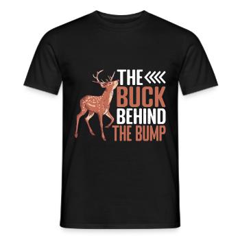 Le bouc derrière la bosse 2 - T-shirt homme - noir - Devant - AI Model Male 178 light (178cm)