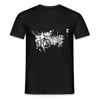 Splash - Cycling - - Men's T-Shirt - black - Front - AI Model Male 178 light (178cm)