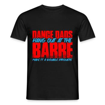 Danse Papas TraîneNt à La Barre 3 - T-shirt homme - noir - Devant - AI Model Male 178 light (178cm)