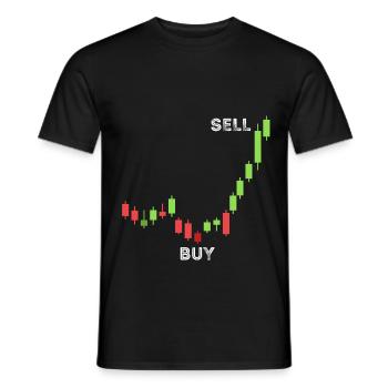 Day Trading Stock Market Trader Aktienhändler Inve - Männer T-Shirt - Schwarz - Vorne - AI Model Male 178 light (178cm)
