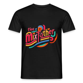 The Mixfather 8 - Men's T-Shirt - black - Front - AI Model Male 178 light (178cm)