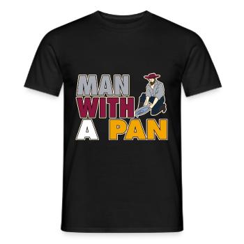 Goldwäscher Digger Traditioneller Introvertierter - Männer T-Shirt - Schwarz - Vorne - AI Model Male 178 light (178cm)