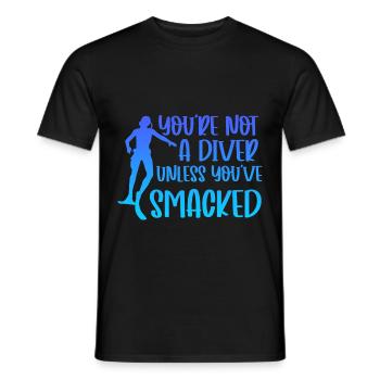Vous n’êtes pas un plongeur à moins d’avoir frappé 3 - T-shirt homme - noir - Devant - AI Model Male 178 light (178cm)
