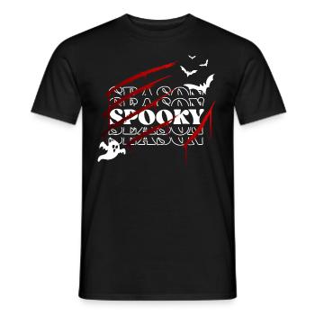 Spooky Season par Pandido - T-shirt homme - noir - Devant - AI Model Male 178 light (178cm)