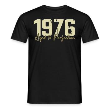 Original 1976 Rétro 1976 Cadeau d’anniversaire 1976 - T-shirt homme - noir - Devant - AI Model Male 178 light (178cm)