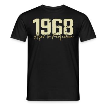 Original 1968 Rétro 1968 Cadeau d’anniversaire 1968 - T-shirt homme - noir - Devant - AI Model Male 178 light (178cm)