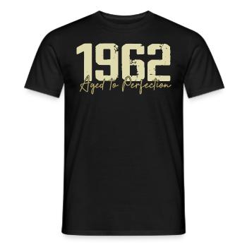 Original 1962 Rétro 1962 Cadeau d’anniversaire 1962 - T-shirt homme - noir - Devant - AI Model Male 178 light (178cm)