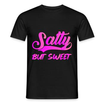 Salty But Sweet 9 - Männer T-Shirt - Schwarz - Vorne - AI Model Male 178 light (178cm)