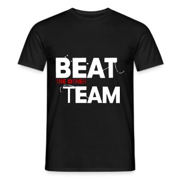 Beat The Other Team 4 - Männer T-Shirt - Schwarz - Vorne - AI Model Male 178 light (178cm)