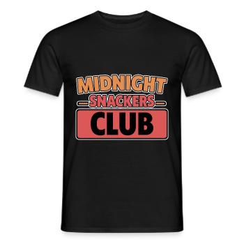 Midnight Snackers Club 2 - Männer T-Shirt - Schwarz - Vorne - AI Model Male 178 light (178cm)