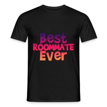 Meilleur colocataire de tous les temps 4 - T-shirt homme - noir - Devant - AI Model Male 178 light (178cm)