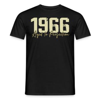 Original 1966 Retro 1966 Birthday Gift 1966 - Men's T-Shirt - black - Front - AI Model Male 178 light (178cm)