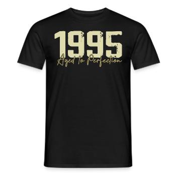 Original 1995 Rétro 1995 Cadeau d’anniversaire 1995 - T-shirt homme - noir - Devant - AI Model Male 178 light (178cm)