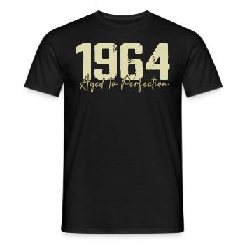 Original 1964 Rétro 1964 Cadeau d’anniversaire 1964 - T-shirt homme - noir - Devant - AI Model Male 178 light (178cm)