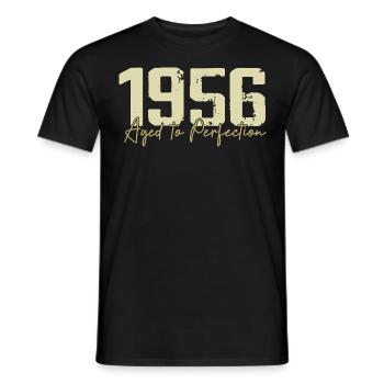 Original 1956 Rétro 1956 Cadeau d’anniversaire 1956 - T-shirt homme - noir - Devant - AI Model Male 178 light (178cm)
