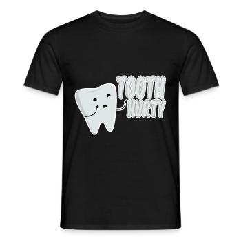 Tooth Hurty 2 - Men's T-Shirt - black - Front - AI Model Male 178 light (178cm)
