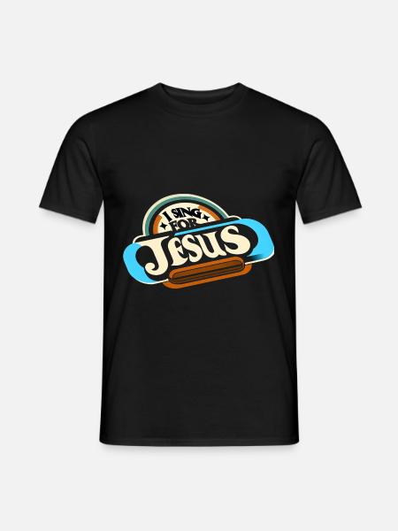 Je chante pour Jésus 7 - T-shirt homme - noir