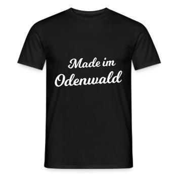 Aus dem Odenwald - Männer T-Shirt - Schwarz - Vorne - AI Model Male 178 light (178cm)