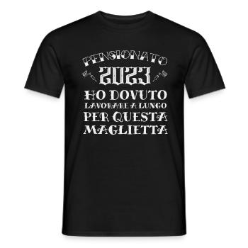 Tatuaggio Pensionato 2023 Regalo Per I Pensionati - Männer T-Shirt - Schwarz - Vorne - AI Model Male 178 light (178cm)