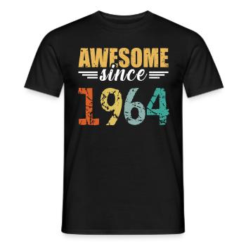 Since 1964: the definition of great! - Men's T-Shirt - black - Front - AI Model Male 178 light (178cm)