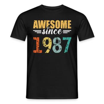 Imbattable depuis 1987: Vous êtes tout simplement fantastique - T-shirt homme - noir - Devant - AI Model Male 178 light (178cm)