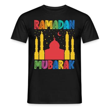 fasting diet ramadan muslims muslim fasting - Men's T-Shirt - black - Front - AI Model Male 178 light (178cm)