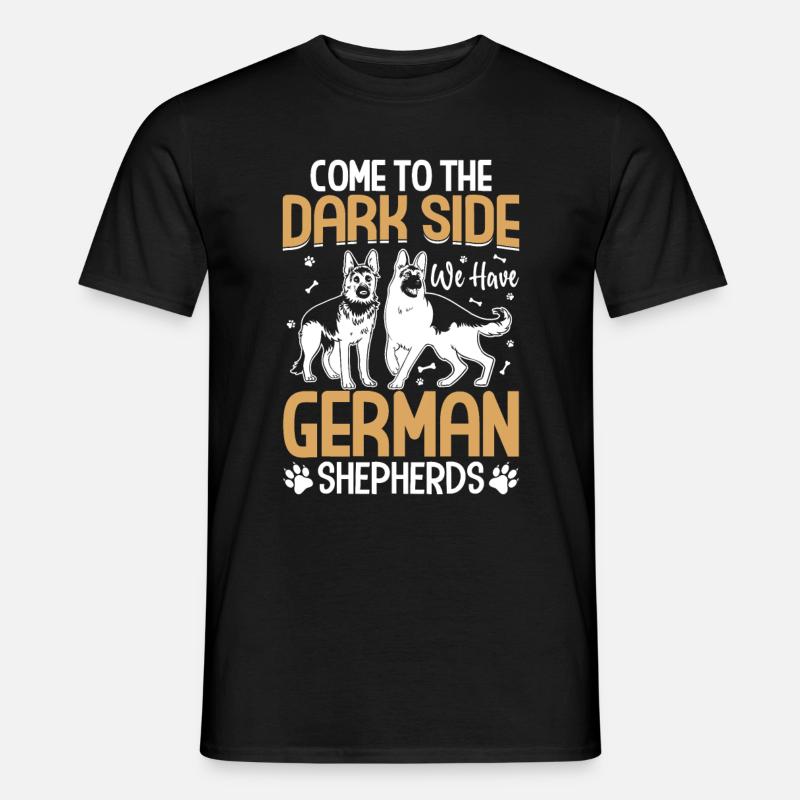 Deutscher Schäferhund - Männer T-Shirt - Schwarz