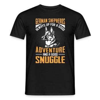 Sheepdog - Men's T-Shirt - black - Front - AI Model Male 178 light (178cm)