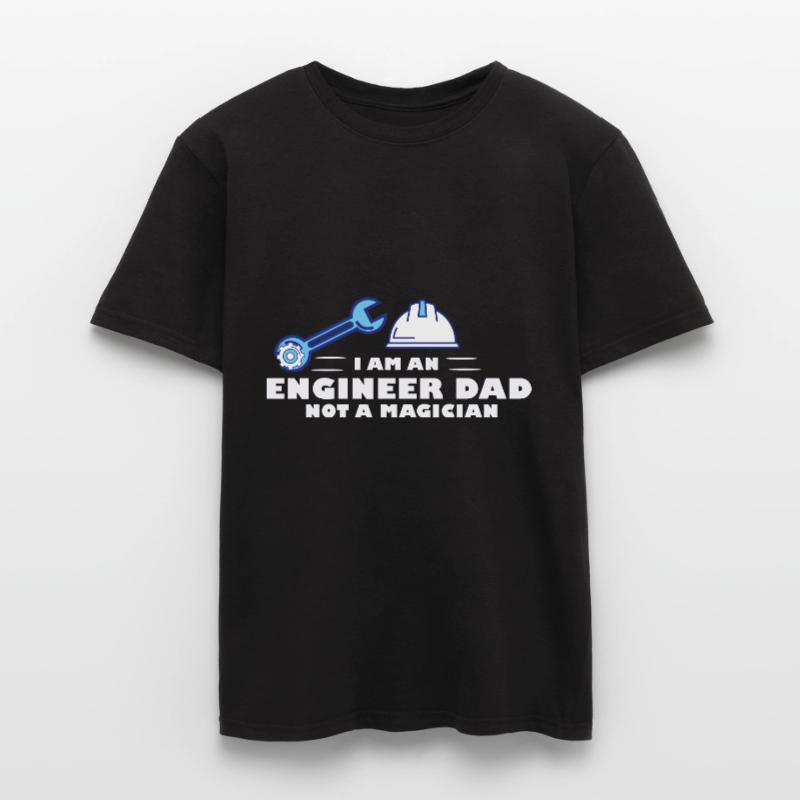 Ich bin ein Ingenieur Vater nicht ein Magier Math Männer T-Shirt