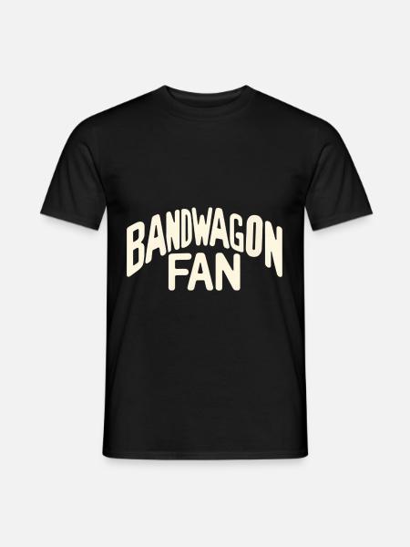 Bandwagon Fan 17 - Men's T-Shirt - black