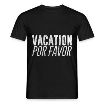 Vacances par Favor 3 - T-shirt homme - noir - Devant - AI Model Male 178 light (178cm)