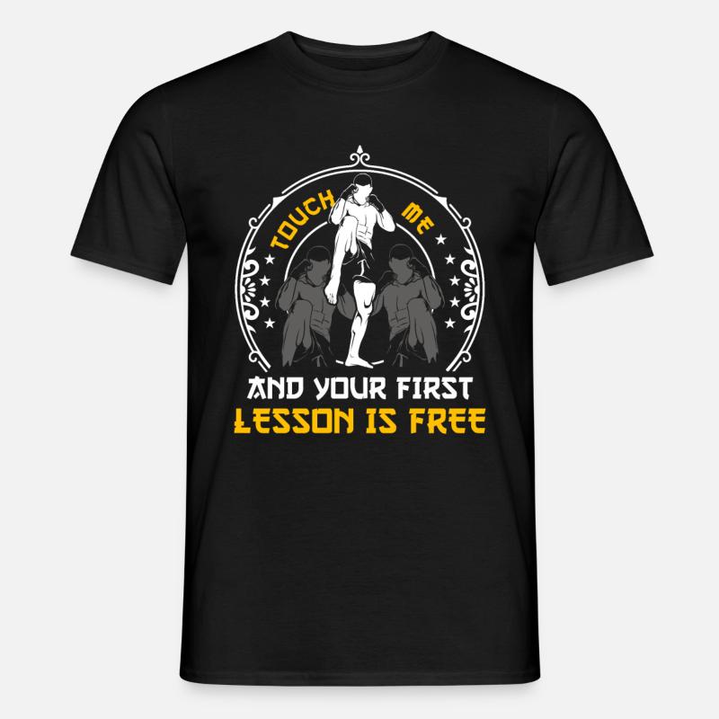 Muay Thai - Männer T-Shirt - Schwarz