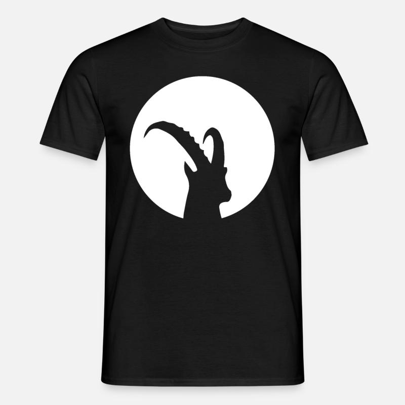 Ziege - (7) - Männer T-Shirt - Schwarz